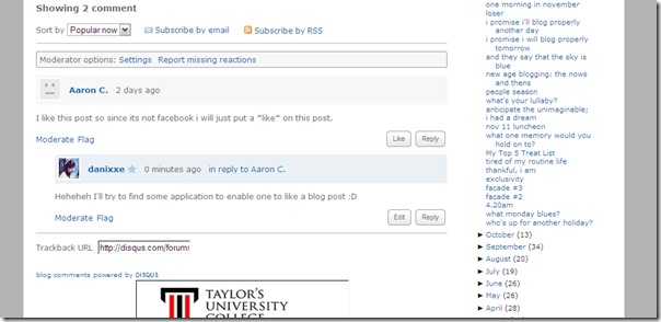 comments