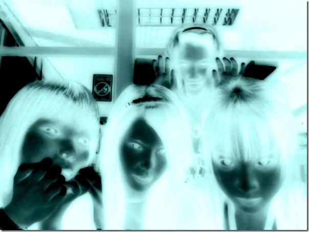 Clowning away at the library