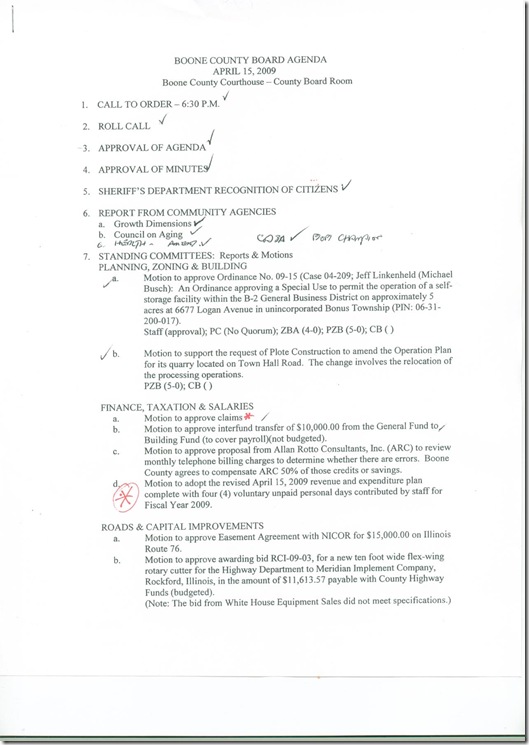 4-15-2009 Agenda