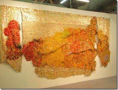 Aluminum cans woven