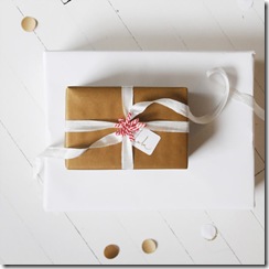 christmas ribbon and wrap