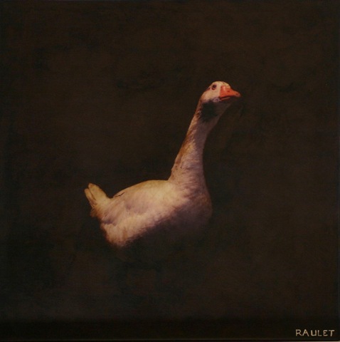 [Raulet, Goose on Brown, 24 x 24, $1650[2].jpg]
