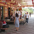 At the train station