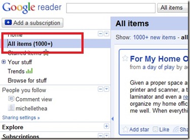 GOOGLE READER