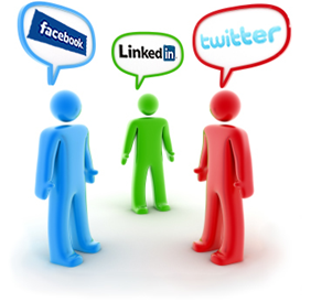 Name the Big Three Social Networks for Business