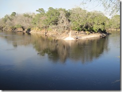 Merge of the Suwannee and Withlacoocgee Rivers
