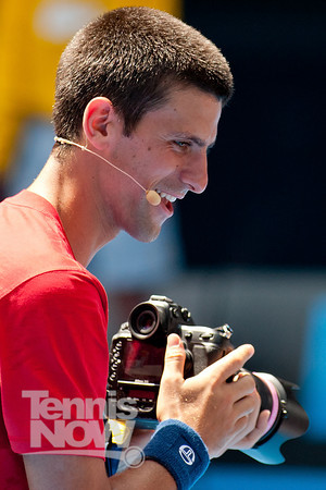 Novak Djokovic Australian Open 2011. Rally For Relief