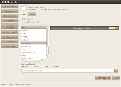 gstyle gnome theme manager