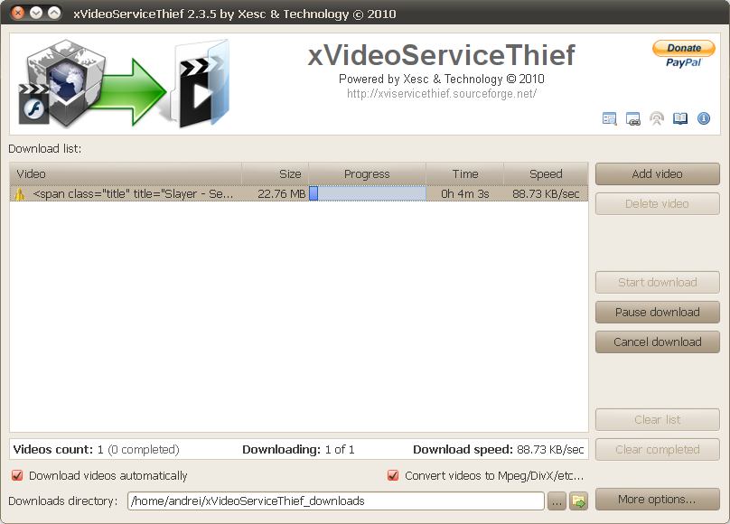 xVideoServiceThief Downloads Video Clips From 76 Websites! [Ubuntu] ~ Web  Upd8: Ubuntu / Linux blog