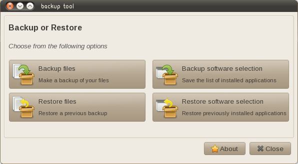 Install MintBackup (Linux Mint Backup Tool) In Ubuntu From A PPA ~ Web  Upd8: Ubuntu / Linux blog