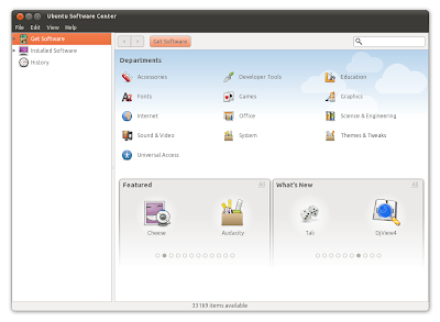 Ubuntu Software Center 10.10 Maverick Meerkat