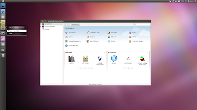 Ubuntu 10.10 netbook edition screenshot