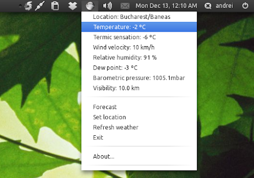 ubuntu remove my simple weather indicator