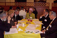 Twenty-two principals and educational leaders gathered January 12, 2010 for an engaging and interactive Hidden Sparks SCALE evening on the topic of Communicating For and About Students held at Yeshiva Har Torah. SCALE is offered to leadership from schools participating in the External and Internal Coach programs.