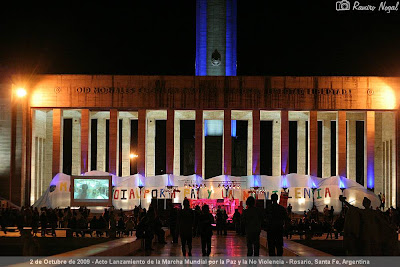 Festival en el Monumento Nacional a la Bandera por la Paz y la No violencia