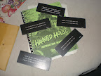 Gottlieb Haunted House Pinball instruction manual with scoring tags
