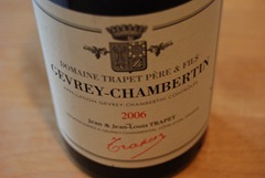 Gevrey-Chambertin 2006 från Louis Trapet