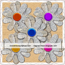 Newspaper Flowers