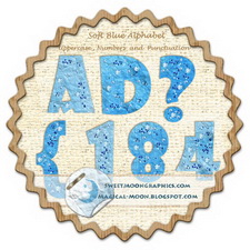 Soft Blue Alphabet