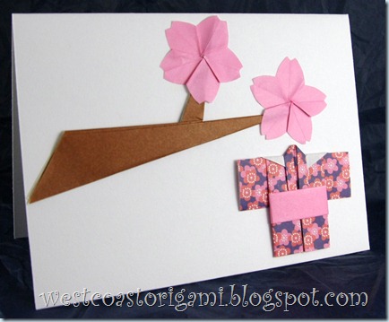 cherry blossom, kimono card- traditional (3)