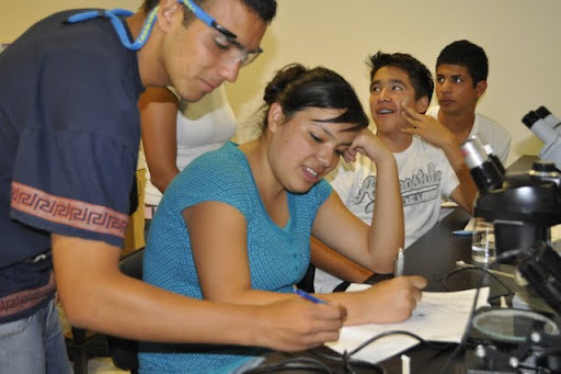 Science Leadership Students Having Fun