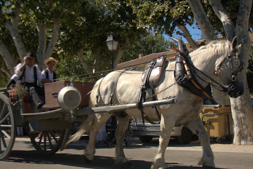 Procession at the Vallabregues Festival