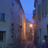 Vallabregues at evening
