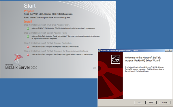 Adapter Pack BizTalk 2010 Figuur 5