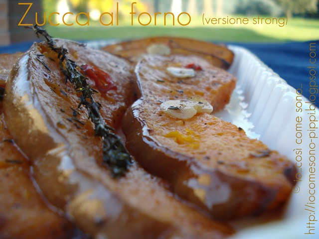 Zucca al forno (versione strong)
