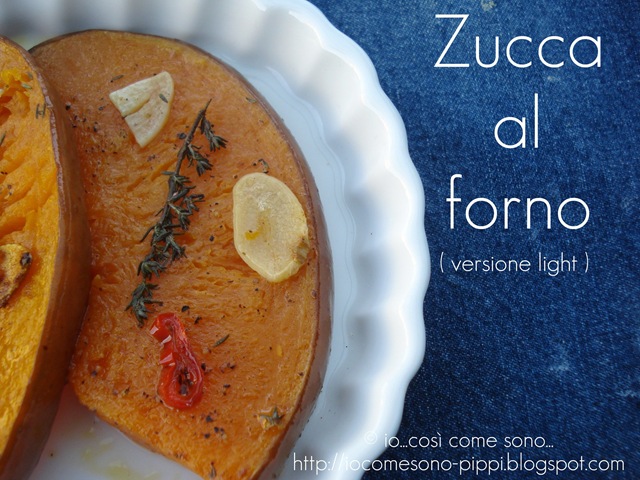 Zucca al forno (versione light)