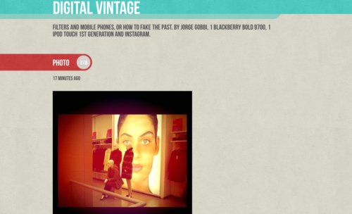 Digital Vintage, imágenes analógicas por medios digitales