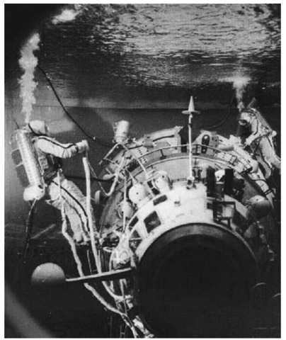 Cosmonaut training in an underwater environment. This figure is available in full color at http://www.mrw.interscience.wiley.com/esst.