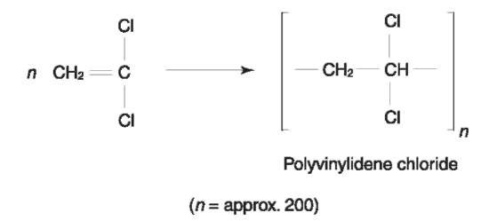 Polyvinylidene chloride fibers.