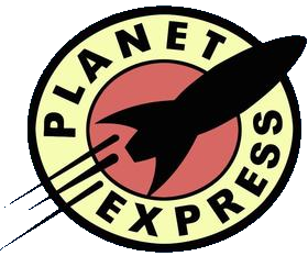 [Logo Planet Express (Futurama - Matt Groening 20th Century Fox)[7].png]