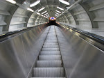 Up an escalator