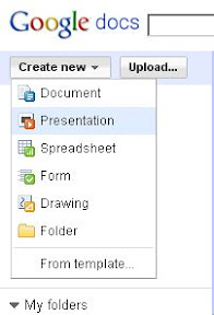 สร้าง Presentation ด้วย Google Docs