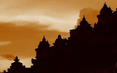 Temple of Borobudur in Yogjakarta Indonesia