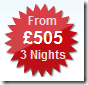 Boat Holidays Start from Just £505.00