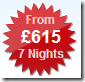 7 Nights Away from £615.00
