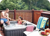 Relax with Private Hot Tubs with your Lodge - Ideal for Romance