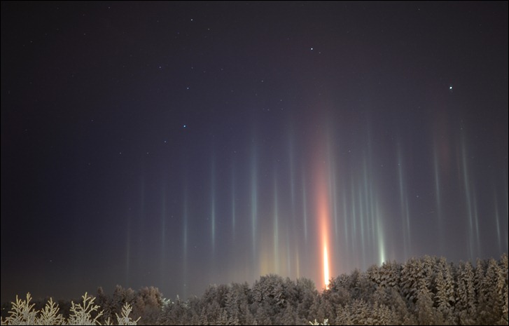 Man made aurora borealis