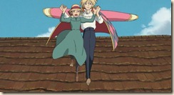 Howl's Moving Castle air walk