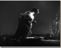 Godzilla in searchlight