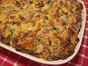 Red Swiss Chard Bread Pudding