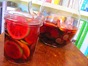 Sangria with Sliced Fruit