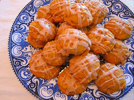 Cinnamon-Glazed Pumpkin Cookies
