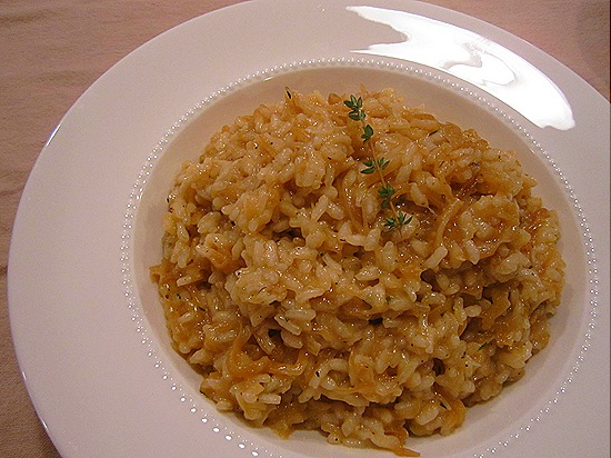 Caramelized Onion and Fennel Risotto