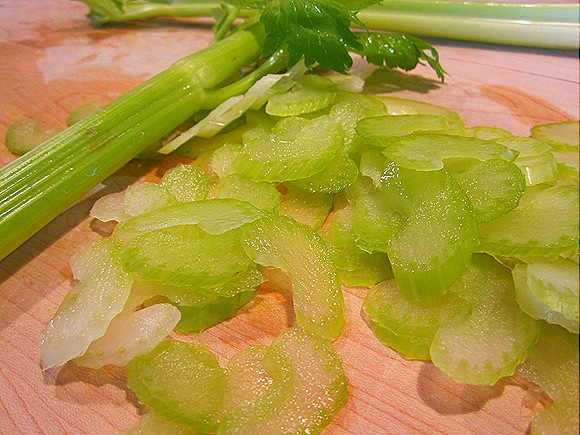 Thinly-Sliced Celery