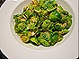 Brussels Sprout Leaves Sauteed in Brown Butter