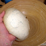 Look for smooth texture, slightly sticky, with good structure (not lumpy dough with hard rocks of flour in it)